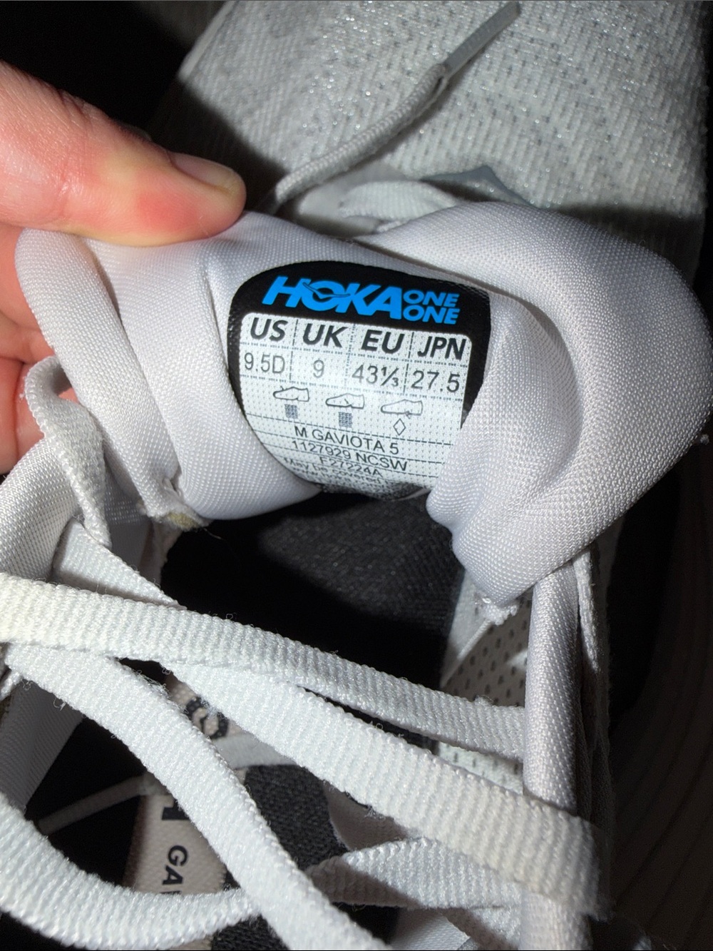 Hoka Gaviota 5 sneaker men’s 9.5D - Picture 8 of 9